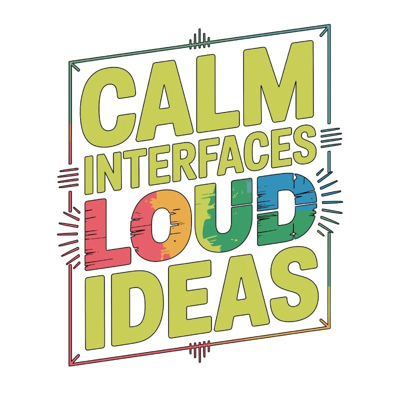 UX/UI Designer Calm Interfaces Loud Web Designer