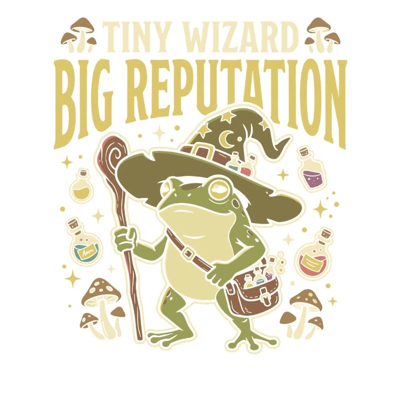 Frog Wizard Frog Magic Frog