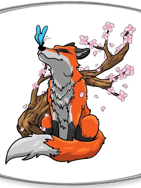 Fuchs Kirschblüten