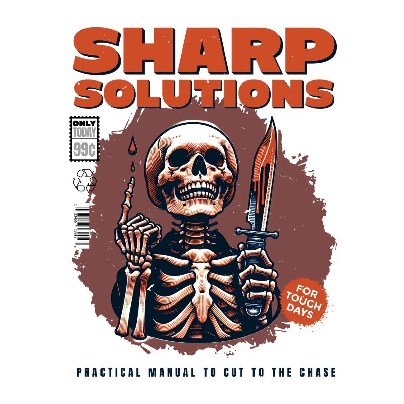 Skeleton with dagger