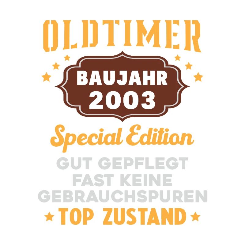 Oldtimer Baujahr 2003 Geburtstagsgeschenk