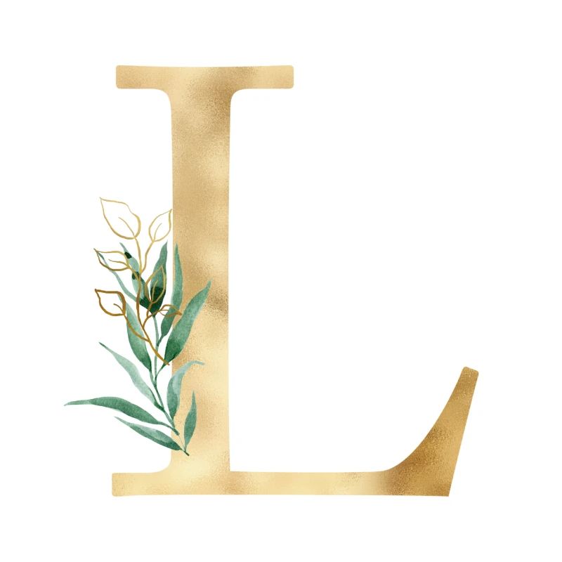 Customizable Monogram L Botany
