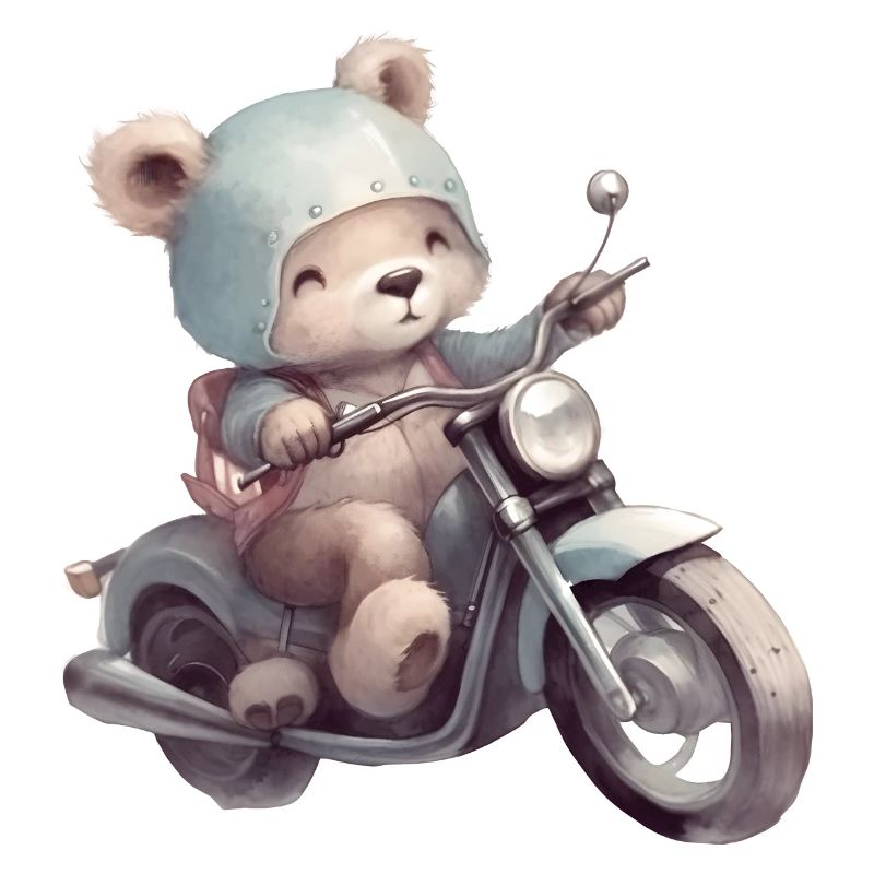 Teddy Bear Motorcycle