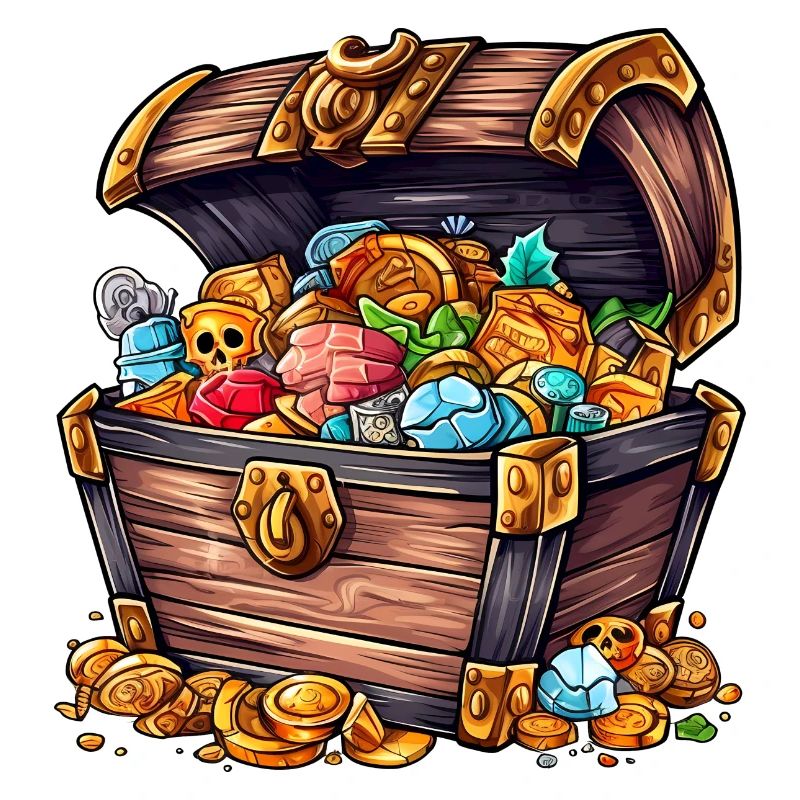 A treasure chest