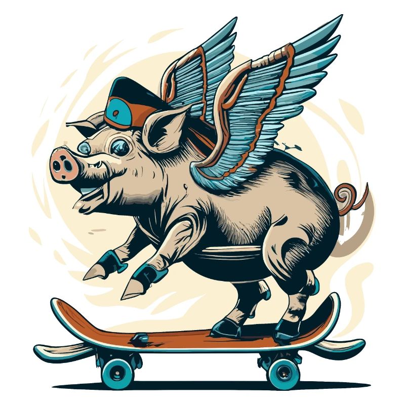 Schwein an Deck
