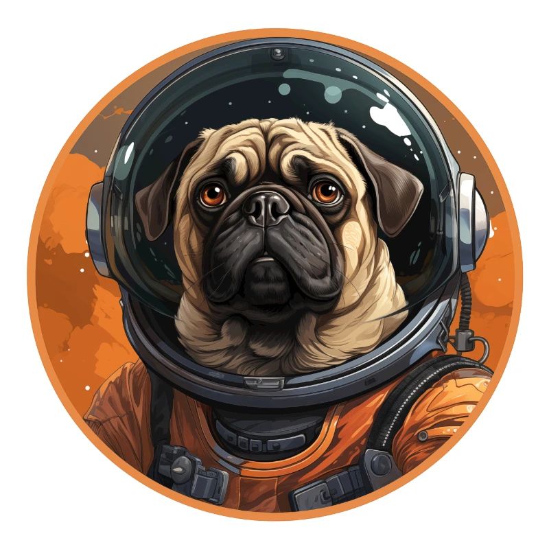 Pug Austronaut