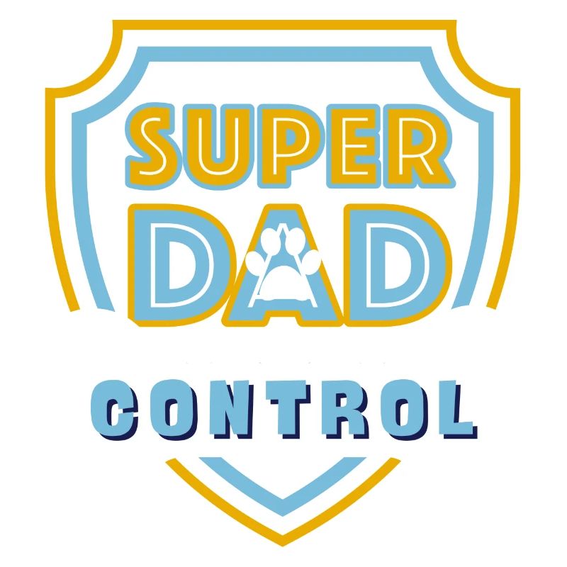 Super Dad Control Bleu Clair
