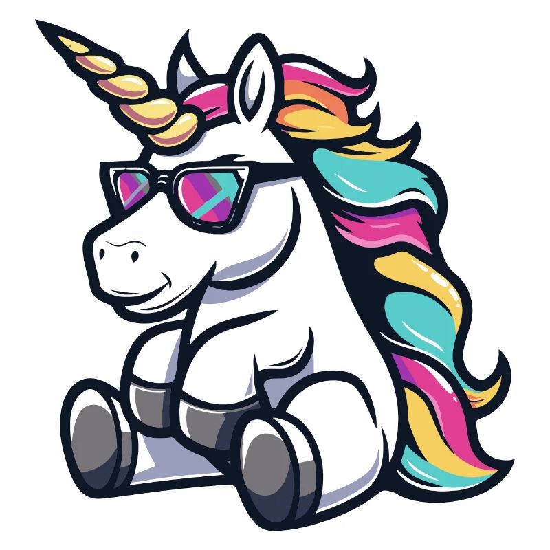 Einhorn Comic Cool