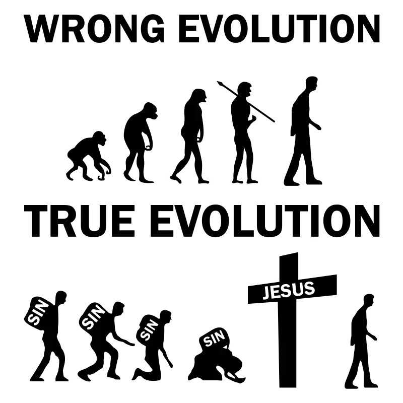 Jésus de la véritable évolution