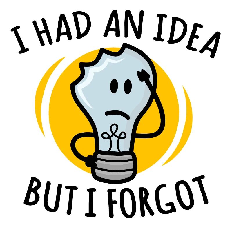 J’avais une idée mais j’oubliais, drôle d’ampoule
