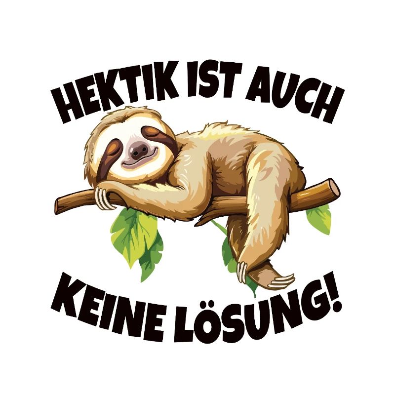 Hectic is also not a solution sleeping sloth