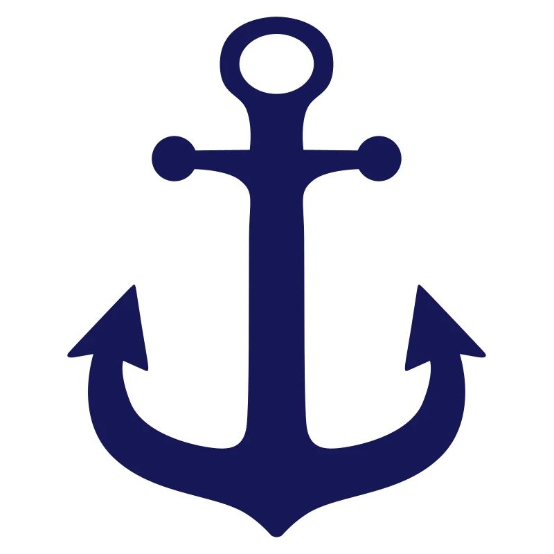 Blauer Anker
