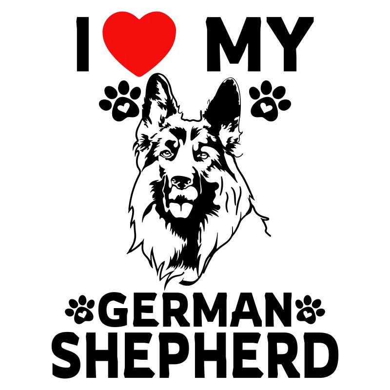 Ich Liebe meinen Deutschen Schäferhund