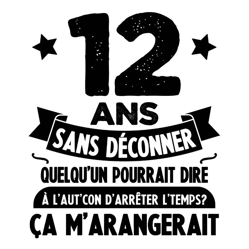 12 Ans âge 12 ans anniversaire 12 ans