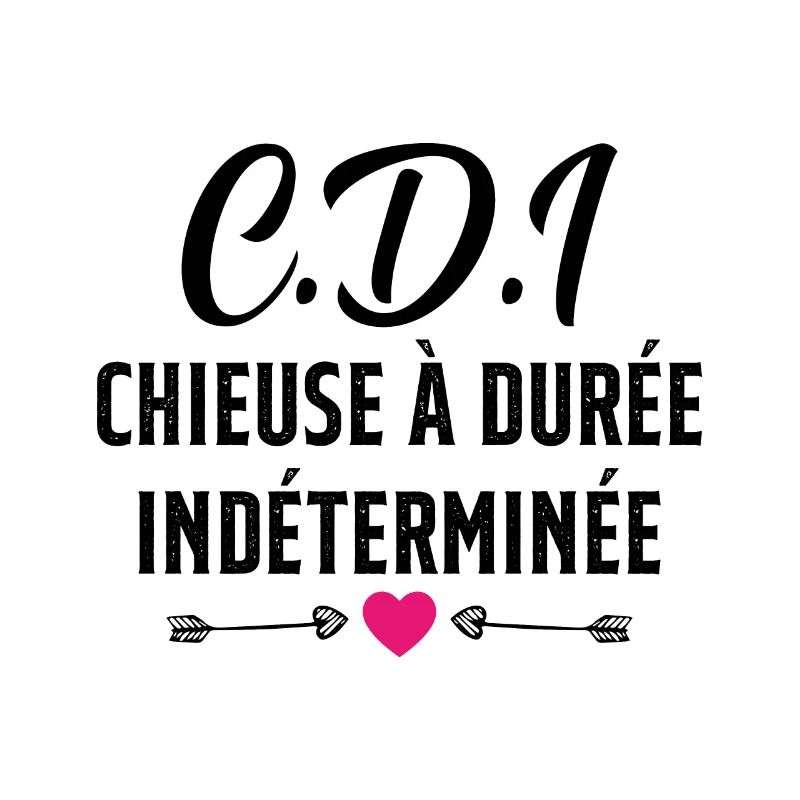 CDI Chieuse à durée indéterminée cadeau humour