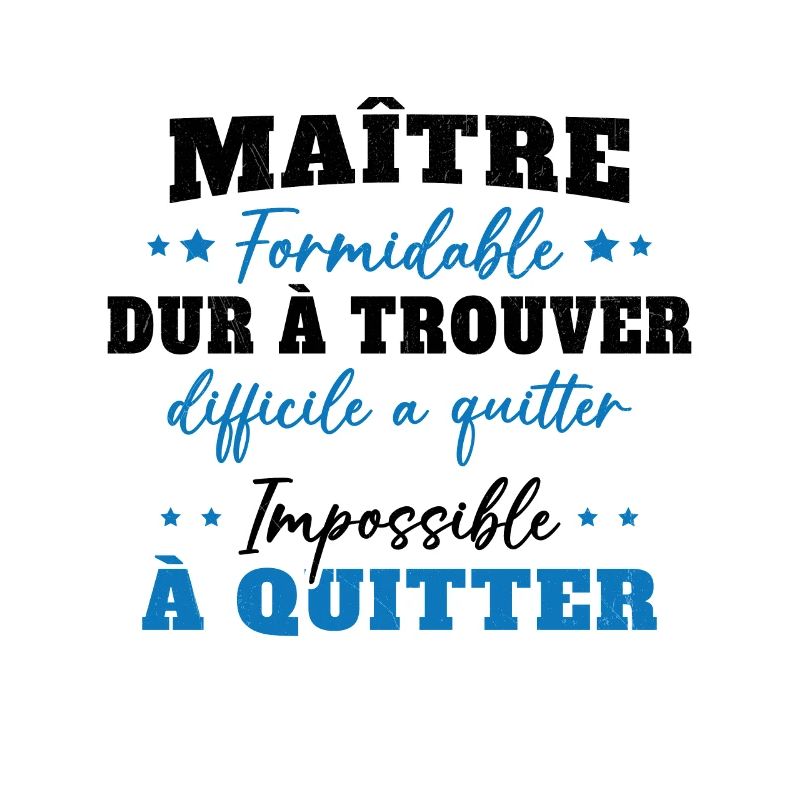 Maître formidable idée cadeau maître d'école