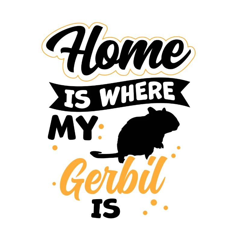 Gerbille est ma maison Rat de course Gerbille