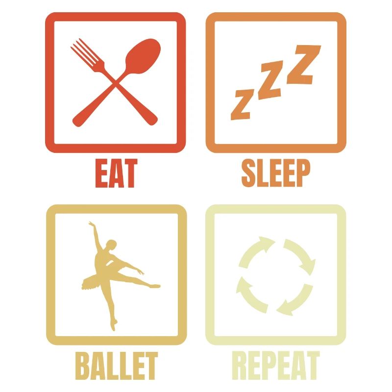 Manger dormir Ballet Répéter