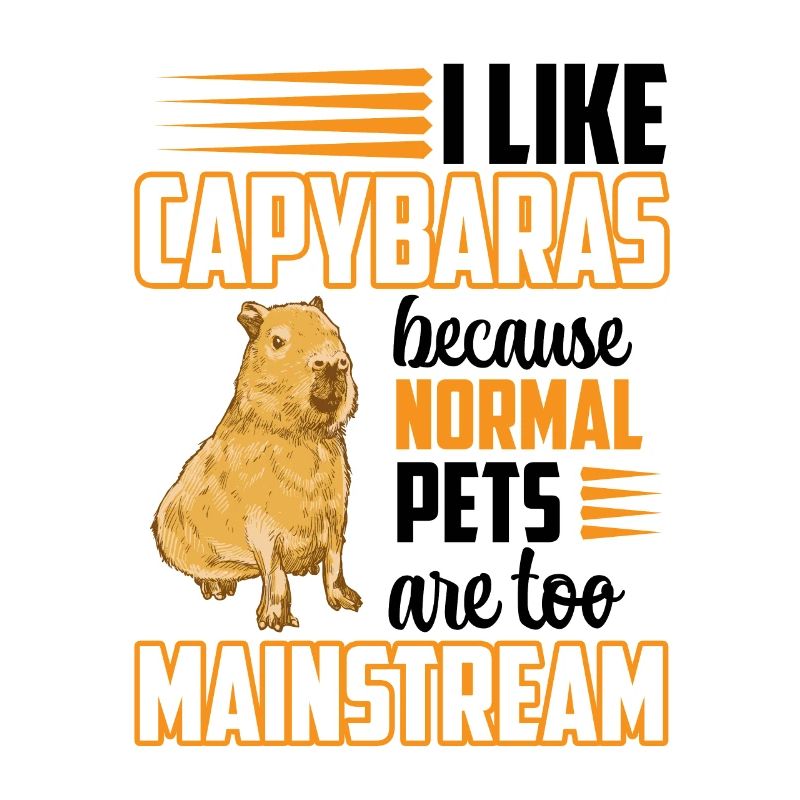 J’aime Capybara Amérique du Sud Capybara