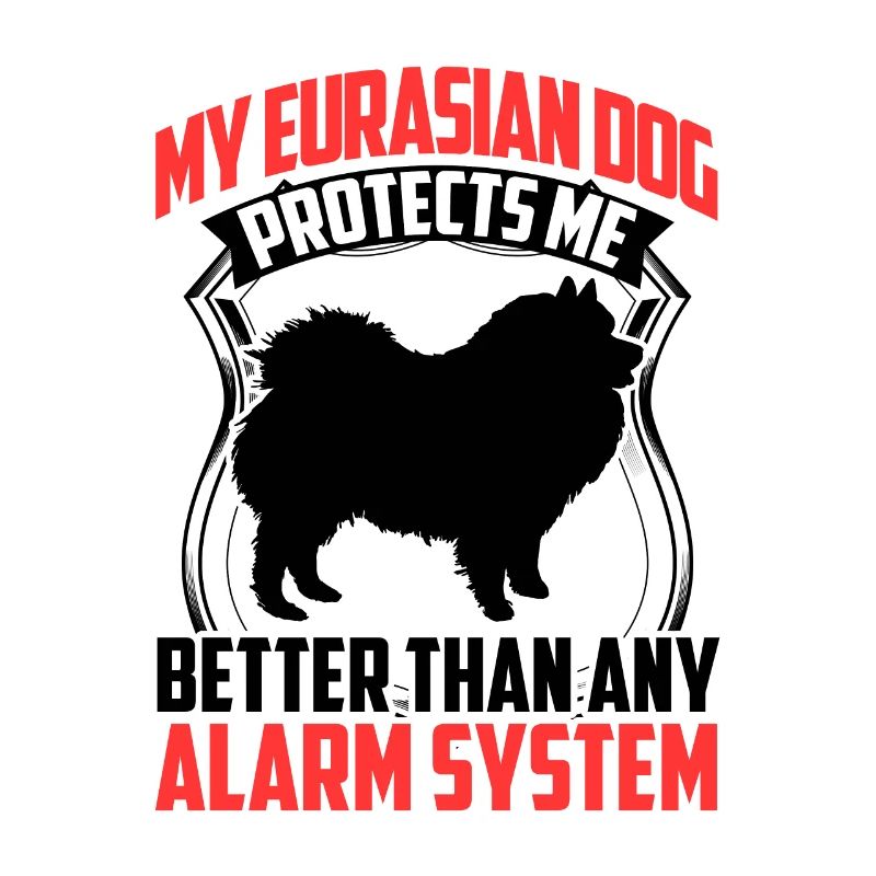 Eurasier protects me better Eurasian Spitz