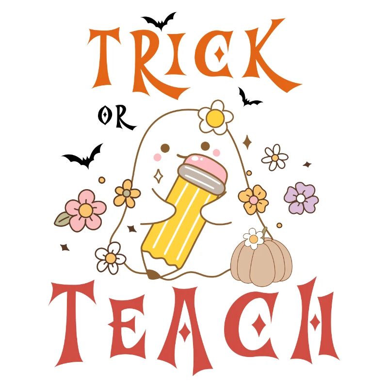 Halloween-Lehrer austricksen oder unterrichten