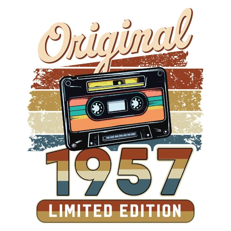 69. Geburtstag 69 Jahre Original 1957 Kassette