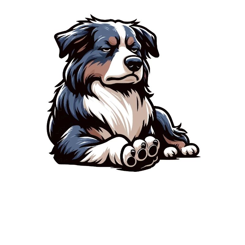 Sprich mit der Pfote Australian Shepherd Aussie 