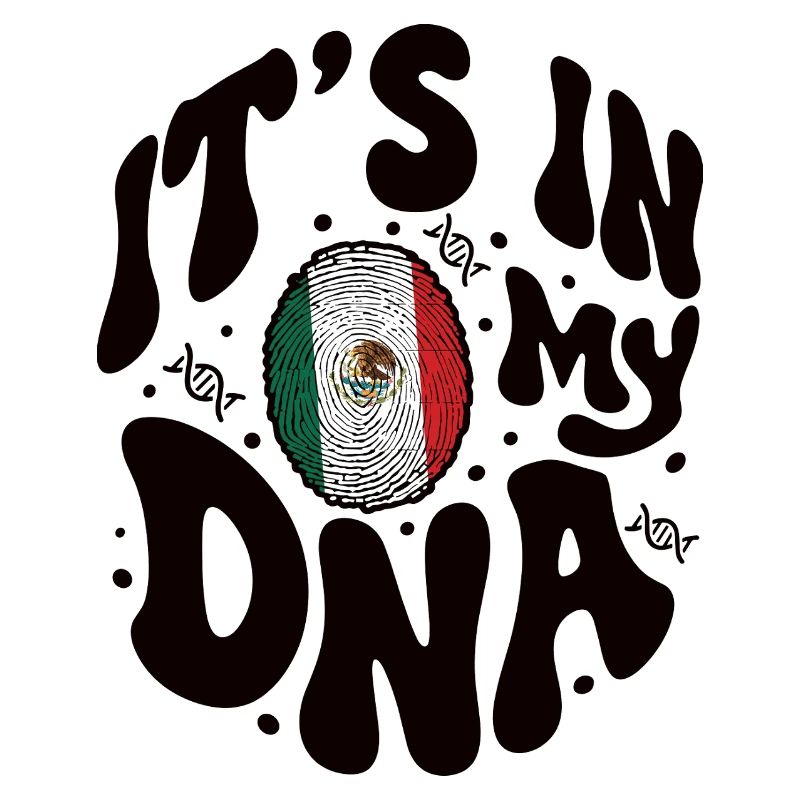 ADN mexicain Mexique drapeau hispanique