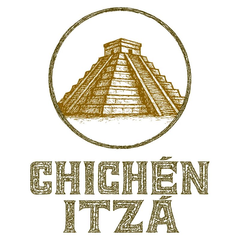 Chichen Itza Temple Vintage