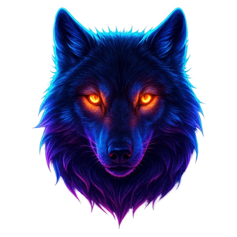 Neon Wolf's Aurora Eyes