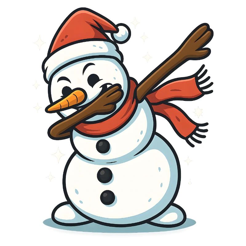 Dabbing Snowman Dab