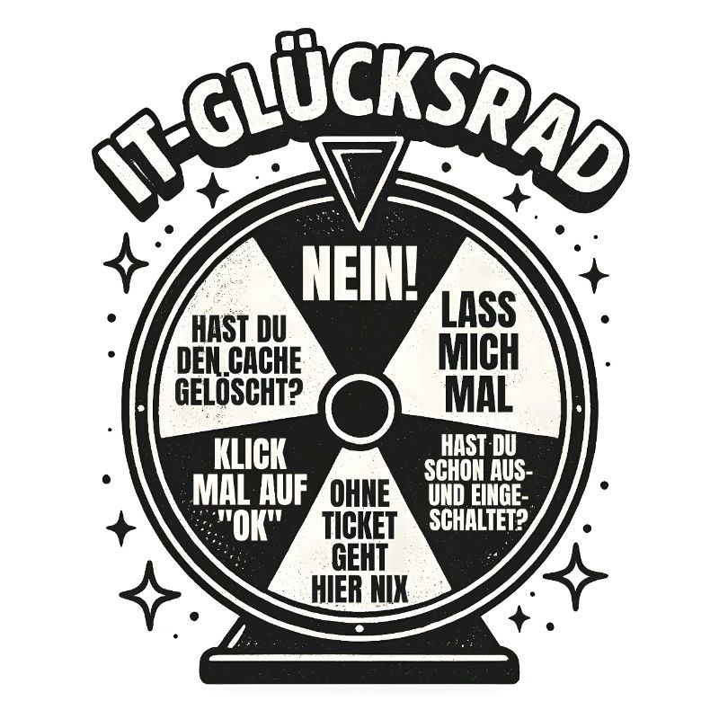 IT Support Glücksrad Service Desk IT Helpdesk