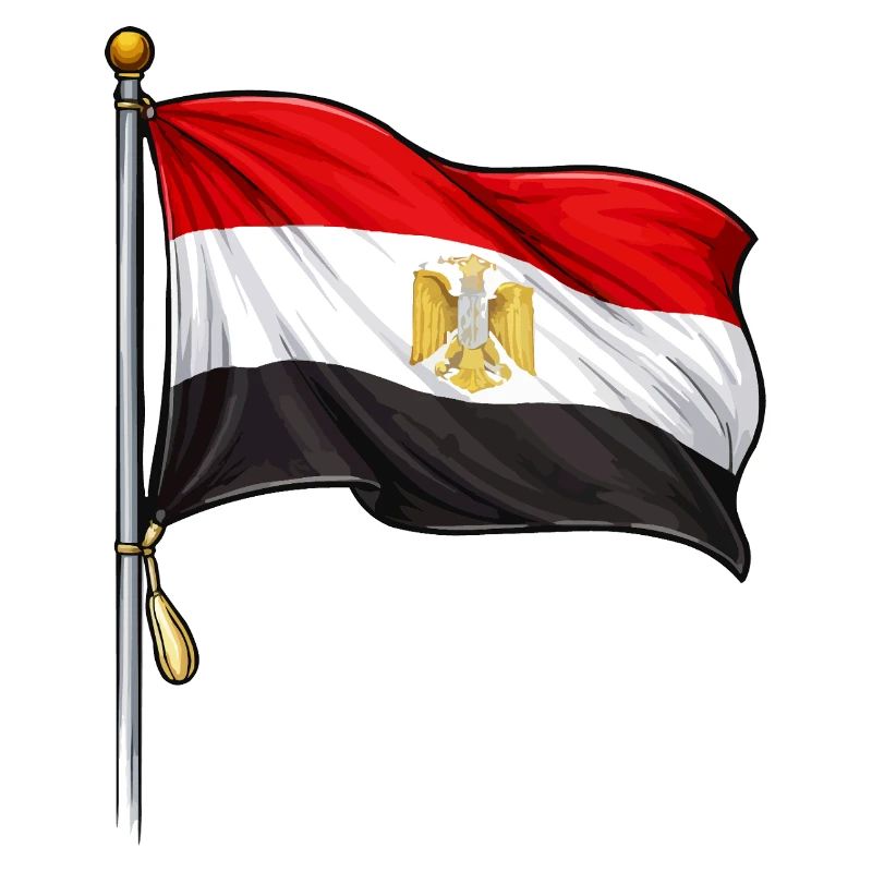 Drapeau égyptien