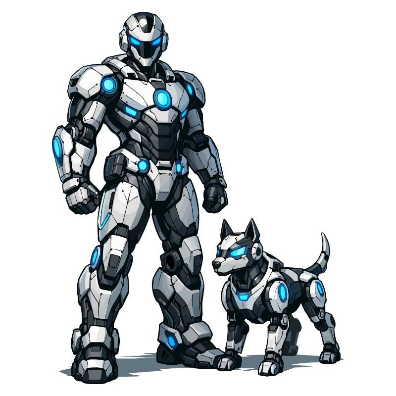 Duo de robots de combat : Compagnons métalliques