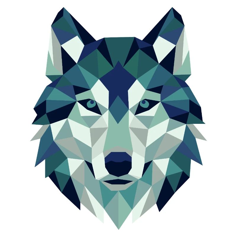Wolf Head Polygon Geometry