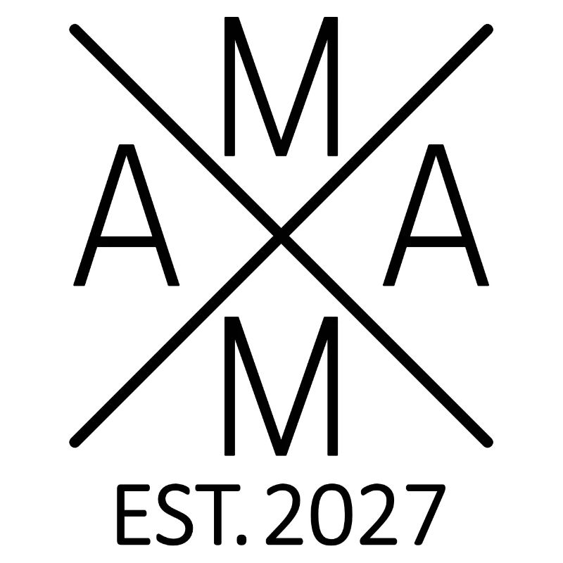 Mama 2027 werdende Mutter 2027 stolze Mama 2027