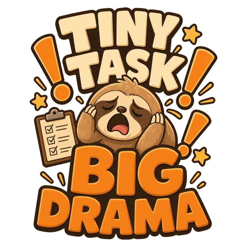 Tiny Task Big Drama Faultier