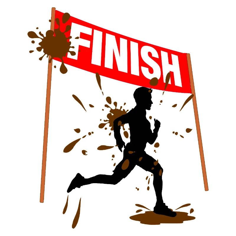 Finisher Course de Boue Hommes