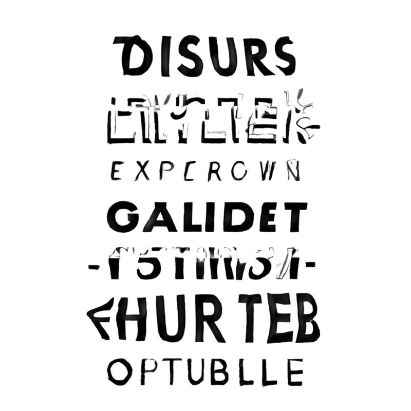 Glitch text cascade