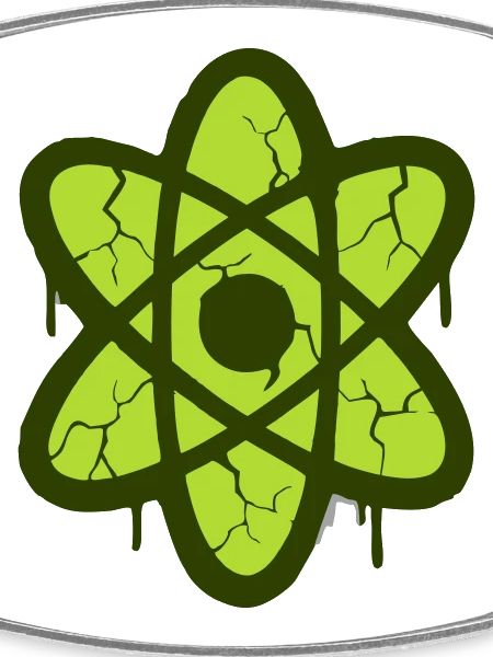 Atom Symbol Graffiti Logo