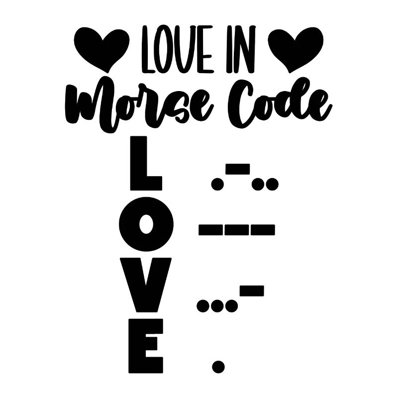 Love In Morse Code Love Channel Ham Radio Operator