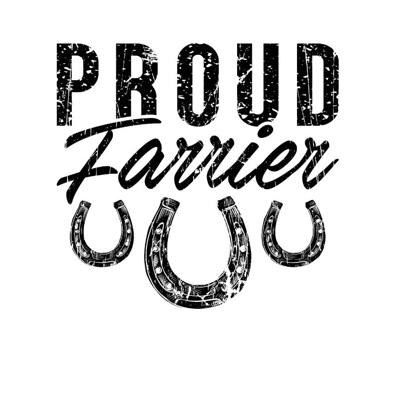 Fier maréchal-ferrant forgeant des ferronnettes en fer à cheval maréchal-ferrant