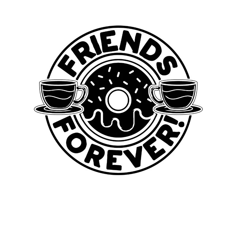 Friends Forever Breakfast Coffee & Donuts Lover