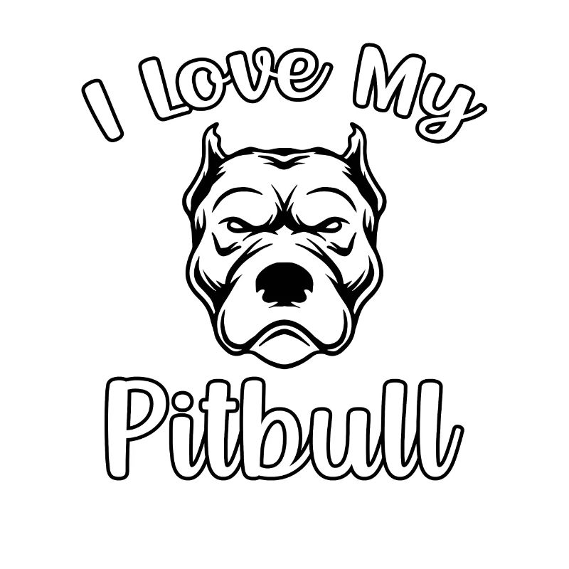 I love my pitbull