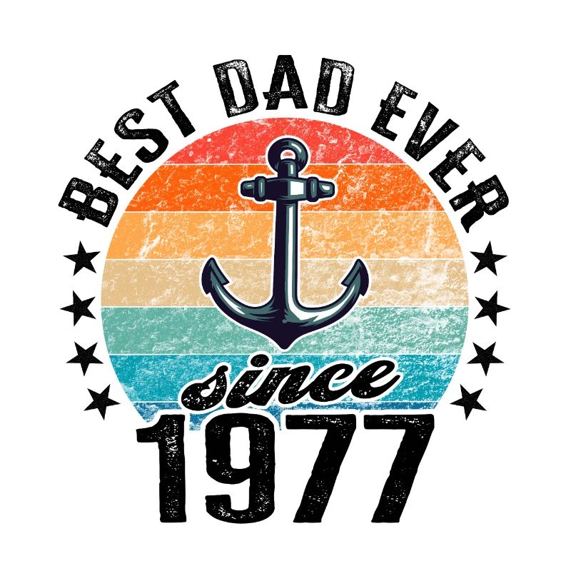 Bester Papa der Welt seit 1977 Vatertag