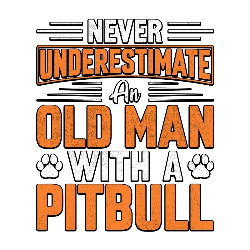 Never underestimate an old man with a pitbull