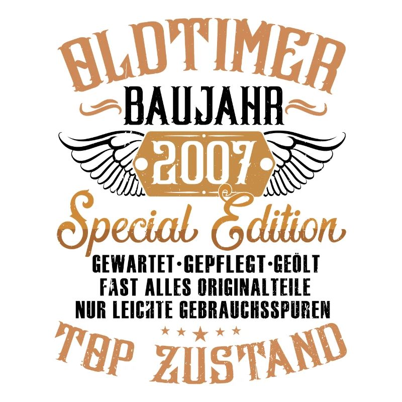 2007 Geboren Geburtstag Oldtimer