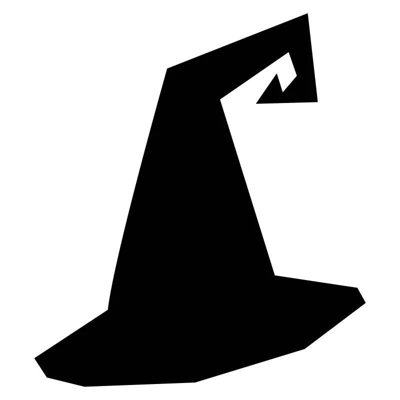 Witch Hat Silhouette