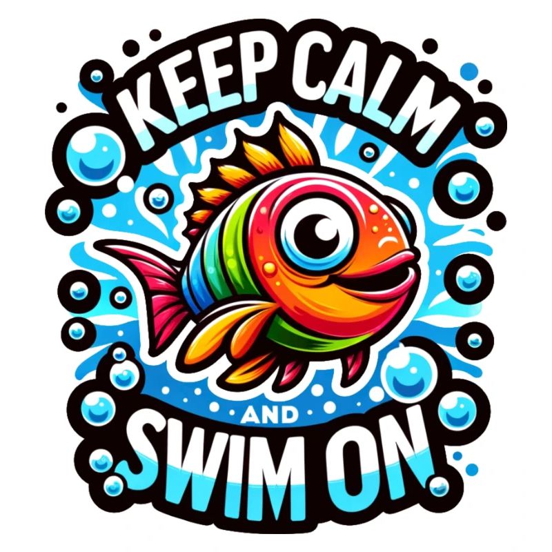 Keep Calm and Swim On