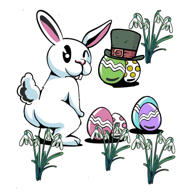 Floppy Ear Child Easter Eggs Hat Rodent Rabbit